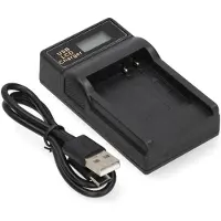 123accu Panasonic CGA-S005 USB-C single slot oplader (4.2V, 0.7A, huismerk)