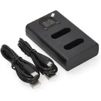123accu Sony NP-BX1 USB-C double slot oplader (4.2A, 0.7A, huismerk)