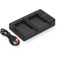 123accu Panasonic DMW-BLB13 / DMW-BLB13E USB-C double slot oplader (8.4V, 0.7A, huismerk)