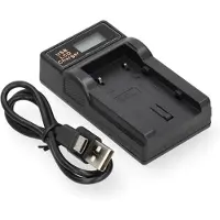 123accu JVC BN-VF808 USB-C single slot oplader (8.4V, 0.7A, huismerk)