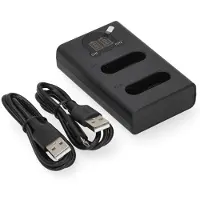123accu Nikon EN-EL23 USB-C double slot oplader (4.2V, 0.7A, huismerk)