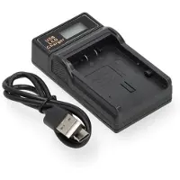 123accu Panasonic VW-VBG130 USB-C single slot oplader (8.4V, 0.7A, huismerk)