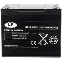 Landport LFP12.8-75 Lithium accu (12.8V, 75Ah, 960Wh, LiFePO4 )