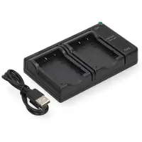 123accu FujiFilm NP-95 USB-C double slot oplader (4.2V, 0.7A, huismerk)