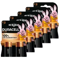 Duracell Plus 100% Life C / LR14 Alkaline Batterij (10 stuks)