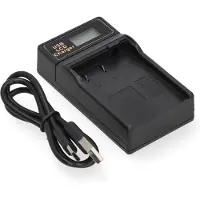 123accu Panasonic DMW-BLF19 USB-C single slot oplader (8.4V, 0.7A, huismerk)