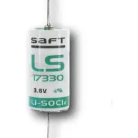 Saft LS17330-CNA batterij met soldeerlippen Axiaal (3.6V, 2100 mAh, Li-SOCl2)