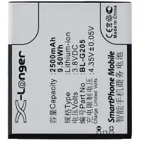 123accu Gionee BL-G205 accu (2500 mAh, huismerk)