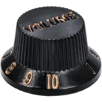 Fazley Gitaar potmeterknop - 10635 - Zwart