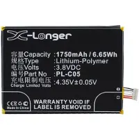 123accu Doov PL-C03 / PL-C05 accu (1750 mAh, huismerk)