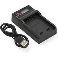 123accu Panasonic CGR-S006 / CGA-S006 / DMW-BMA7 USB-C single slot oplader (8.4V, 0.7A, huismerk)