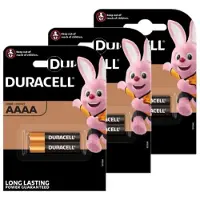 Duracell AAAA / MN2500 / LR61 Alkaline Batterij (6 stuks)