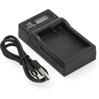 123accu Panasonic DMW-BLD10E USB-C single slot oplader (8.4V, 0.7A, huismerk)