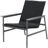 Brafab Soro loungefauteuil Antraciet-teddy black