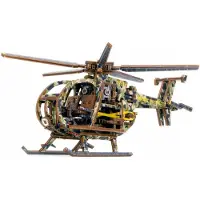 Wooden City 3D houten helikoptermodel - beperkte editie