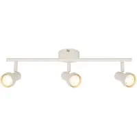 Briloner B.K.Licht Tapp - Opbouwspot - plafondspot (plafondlamp) - 3x GU10 fitting - oud wit - 47.5 cm