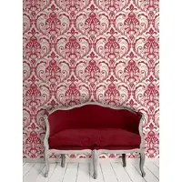 Rasch Rood barok vinyl behang 575016