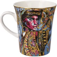 Goebel - Lana Frey | Koffie / Thee Mok Aphrodite | Beker - porselein - 400ml - met echt goud - 2 stuks