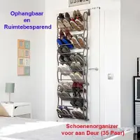 InnovaGoods Schoenenorganizer voor aan Deur Geschikt voor 35 Paar