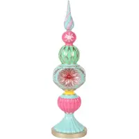 Baroque - Decoratief beeld of figuur - Decoratie Boom 46 cm - Roze - Resin - 46x13x13 - Polyresin