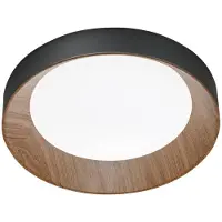 LUCE Design LED-plafondlamp Arka, zwart, Woon-/ Eetkamer, metaal, Modern, LED plafondlamp