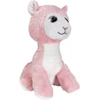 LUMO Stars Tactic - Pluche - Knuffellama Olivia - 24 cm - Zacht pluche - Grote ogen - Fins design - Eigen karakter - Inclusief app met spelletjes