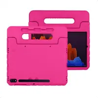 IMoshion Kidsproof Backcover met handvat voor de Samsung Galaxy Tab S8 Plus / S7 Plus / S7 FE 5G - Roze