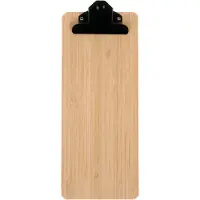 Europel Klembord - Clipboard - Bamboe - 11,5 x 28 cm - Speciaal voor rekeningen restaurant - 24 stuks