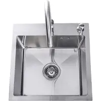 Lendo Online Spoelbak 44x44 cm RVS met Kraan & Dispenser