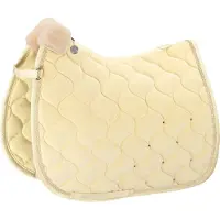 Eskadron Zadeldek Platinum Pure Velvet Crystal Wit