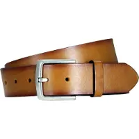 Lindenmann leren heren riem - cognac