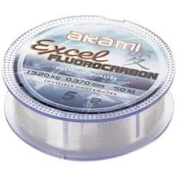 Akami Excel Flurocarbon 50 M Transparant 0.405 mm