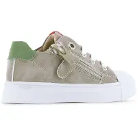 Shoesme leren sneakers taupe Bruin Jongens Imitatieleer Meerkleurig - maat 28