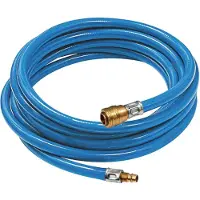 RIEGLER Zacht PVC persluchtslangset Binnen-Ø 9 mm Buiten-Ø 14,5 mm Lengte 5 m Snelkoppeling DN...
