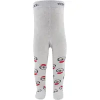 Ewers Babymaillot lichtgrijs met Kerstpinguin - 92/98
