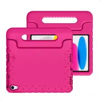 IMoshion Kidsproof Backcover met handvat voor de Apple iPad 11 (2025) 11 inch A16 / iPad 10 (2022) 10.9 inch - Roze