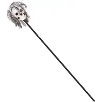 Widmann - Halloween scepter met voodoo doodskop