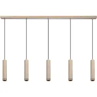 Eth Zandkleurige hanglamp Miller Sand 5-lichts