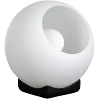Expo ETH Orb Opal tafellamp 1x E27 opaal glas 20cm / zwart