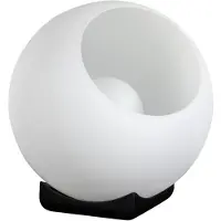 Expo ETH Orb Opal tafellamp 1x E27 opaal glas 35cm / zwart