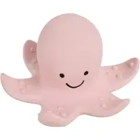 Tikiri Mijn Eerste Oceaandiertje - Octopus - Natuurlijk Rubber - Met Belletje - 0 Jaar