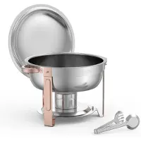 Vevor Chafing Dish Buffetvoedselwarmer met 4 grote containers (elk 4,7 l)