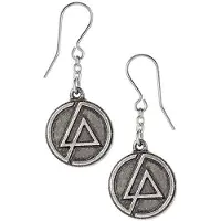 Linkin Park Oorbellen - Logo - zilverkleurig | Maat Standard