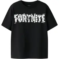 Name it Shirt 'NKMJAMBA FORTNITE' zwart / wit