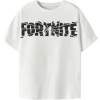 Name it Shirt 'NKMJAMBA FORTNITE' zwart / wit