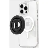Spigen O-Mag Magnetische MagSafe Vinger Ring Houder Verstelbare Standaard Zwart