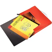 Leitz Solid Map met Elastiek A4 30mm - Rood