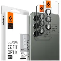 Spigen GLAStR Optik Camera Lens Protector - Camera eiland bescherming (2-pack) voor de Samsung Galaxy S23 / S23 Plus - Zwart