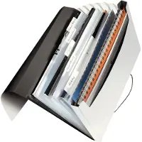Leitz Projectmap Solid, 5 vakken, 1 extra vak, formaat A4, wit