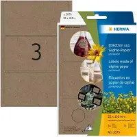 Herma Multipurpose-etiketten, 52 x 100 mm, silphie-papier, permanent, om met de hand te beschrijven